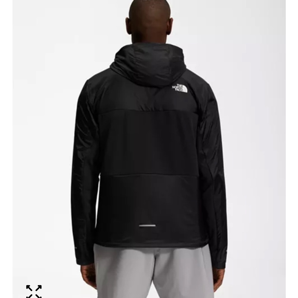 The North Face Men's Winter Warm Quarter Zip Sweater Workout Running Black L - Picture 2 of 9